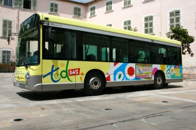 SM613 Fransk citybuss Hexis Bus with Anti-microbial film (2)