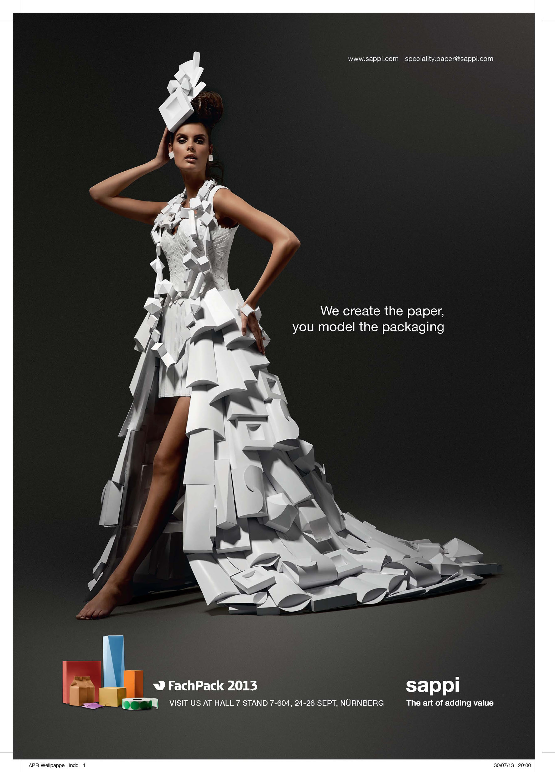 Mode möter förpackning i unik Sappi-kampanj